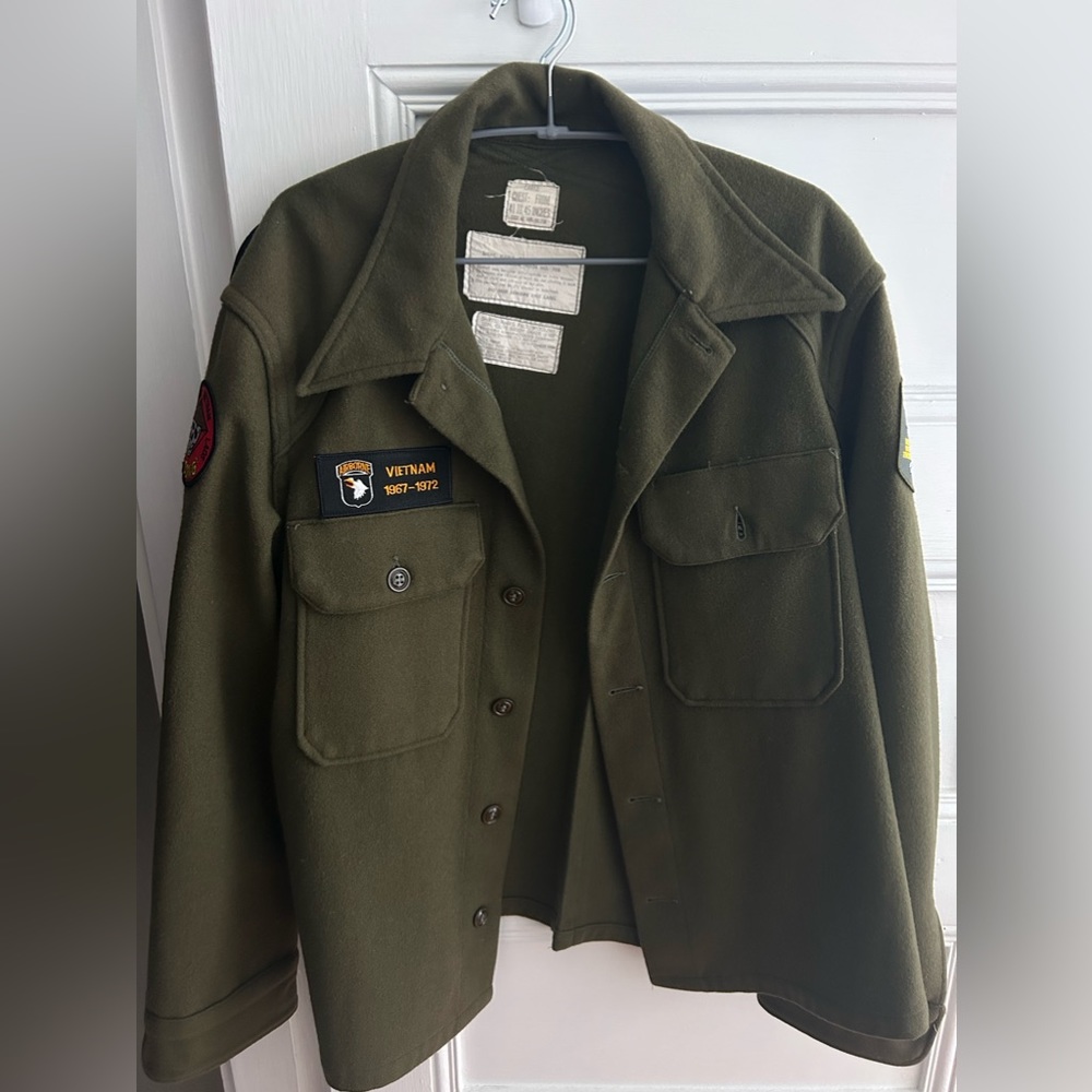 Cotton army style jacket, men’s size 40